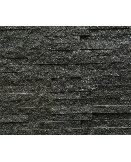 Panel Ścienny Kwarcyt Stackstone Black 36x10x0,8-1,3 cm