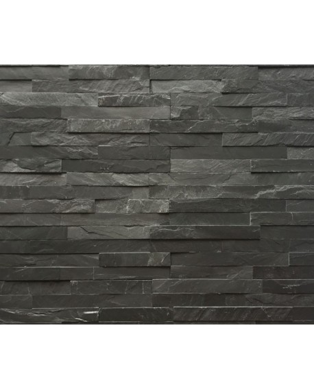 Panel Ścienny Łupek Stackstone Black 10x36x0,8-1,3 cm